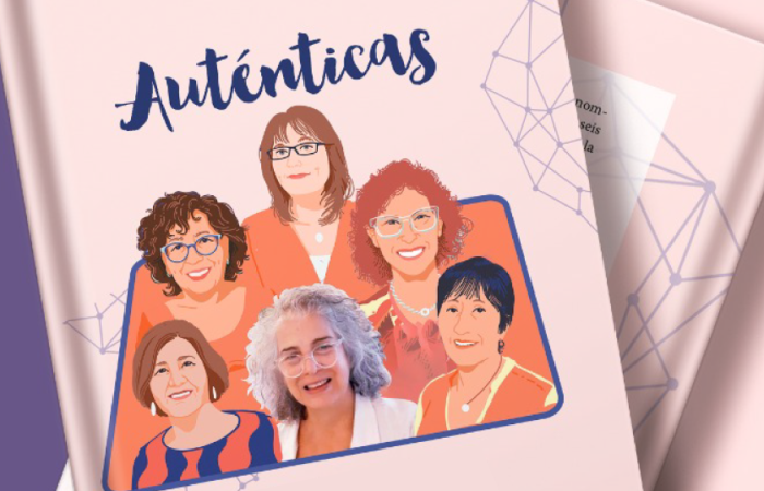 Recorte del libro Auténticas por Lorena Brondani