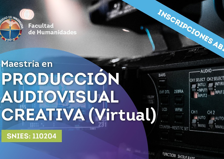Imagen de la Maestría en Producción Audiovisual Creativa de la Universidad del Magdalena Colombia
