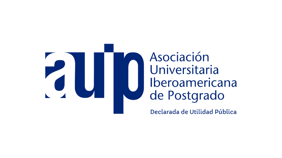 Logosímbolo de la Asociación Universitaria Iberoamericana de Postgrado AUIP en color azul