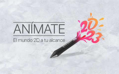 Logosímbolo de Anímate 2D23