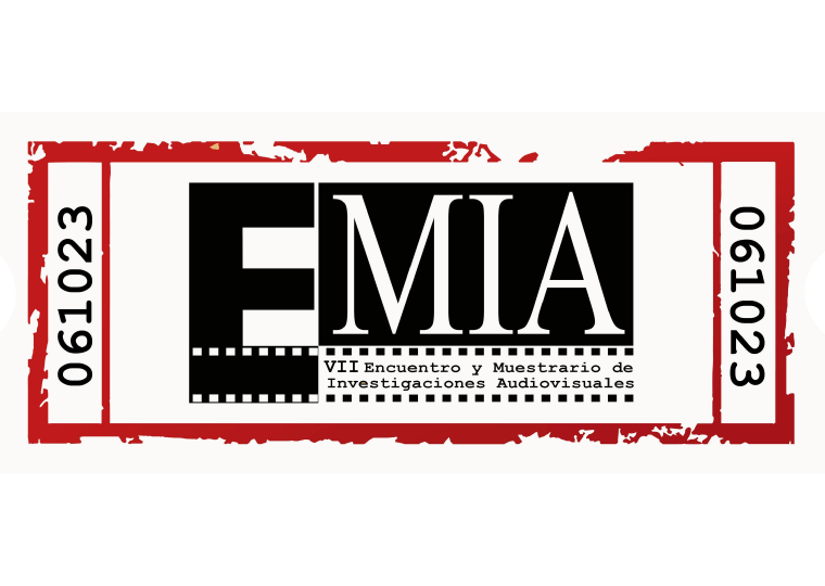 Logosímbolo del VII Encuentro y Muestrario de Investigaciones Audiovisuales EMIA 2022
