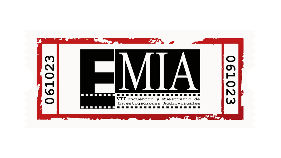 Logosímbolo del VII Encuentro y Muestrario de Investigaciones Audiovisuales EMIA 2022
