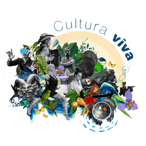 Imagen cuadrada promocional de la convocatoria Cultura Viva