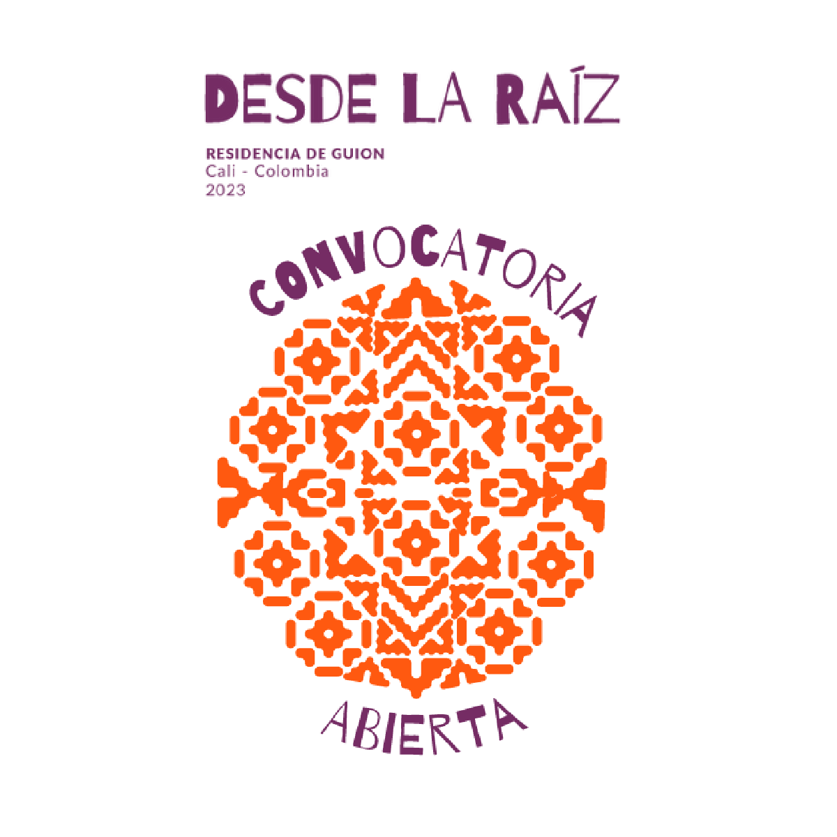 Imagen cuadrada sobre la convocatoria Desde la raiz