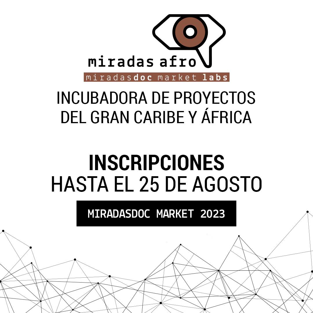 Post de redes sobre la convocatoria de Miradas Afro