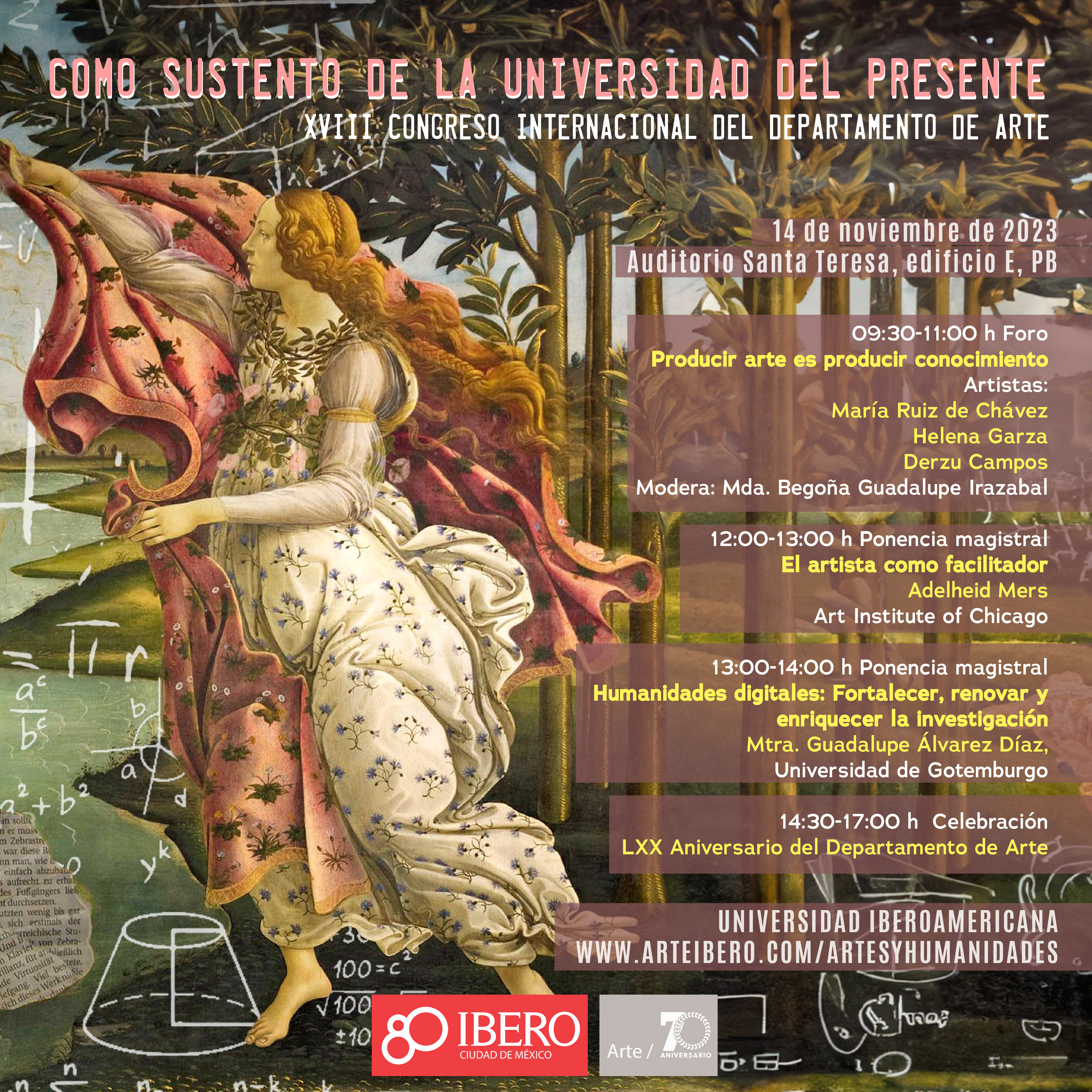 Post del XVIII Congreso Internacional Artes y Humanidades como sustento de la universidad en el presente