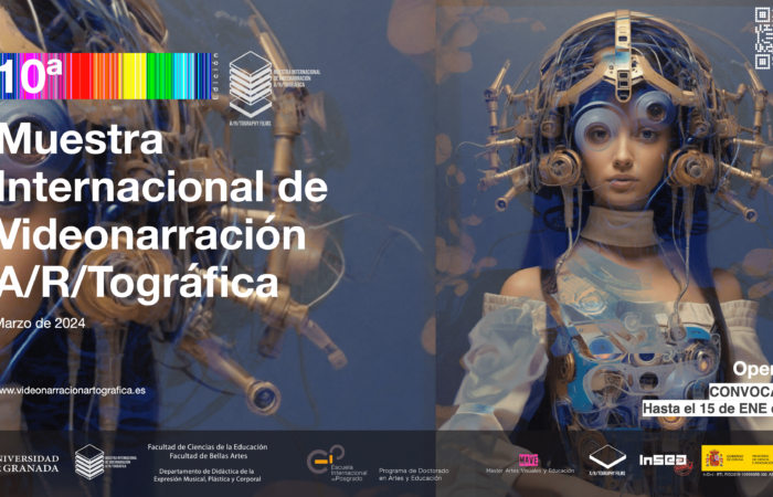 Banner de la 10º edición de la Muestra Internacional de Videonarración A/r/tográfica