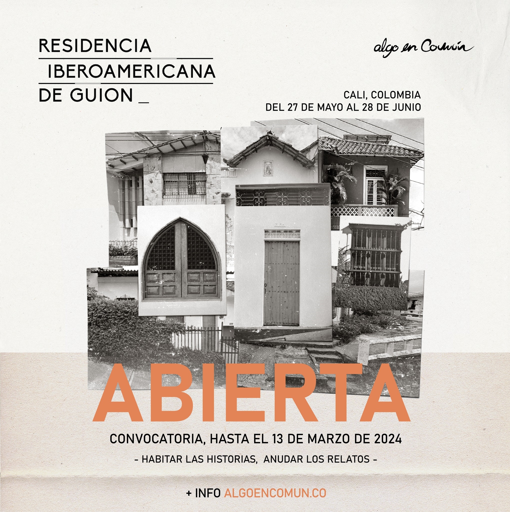 Post de la Residencia Iberoamericana de Guión 2024