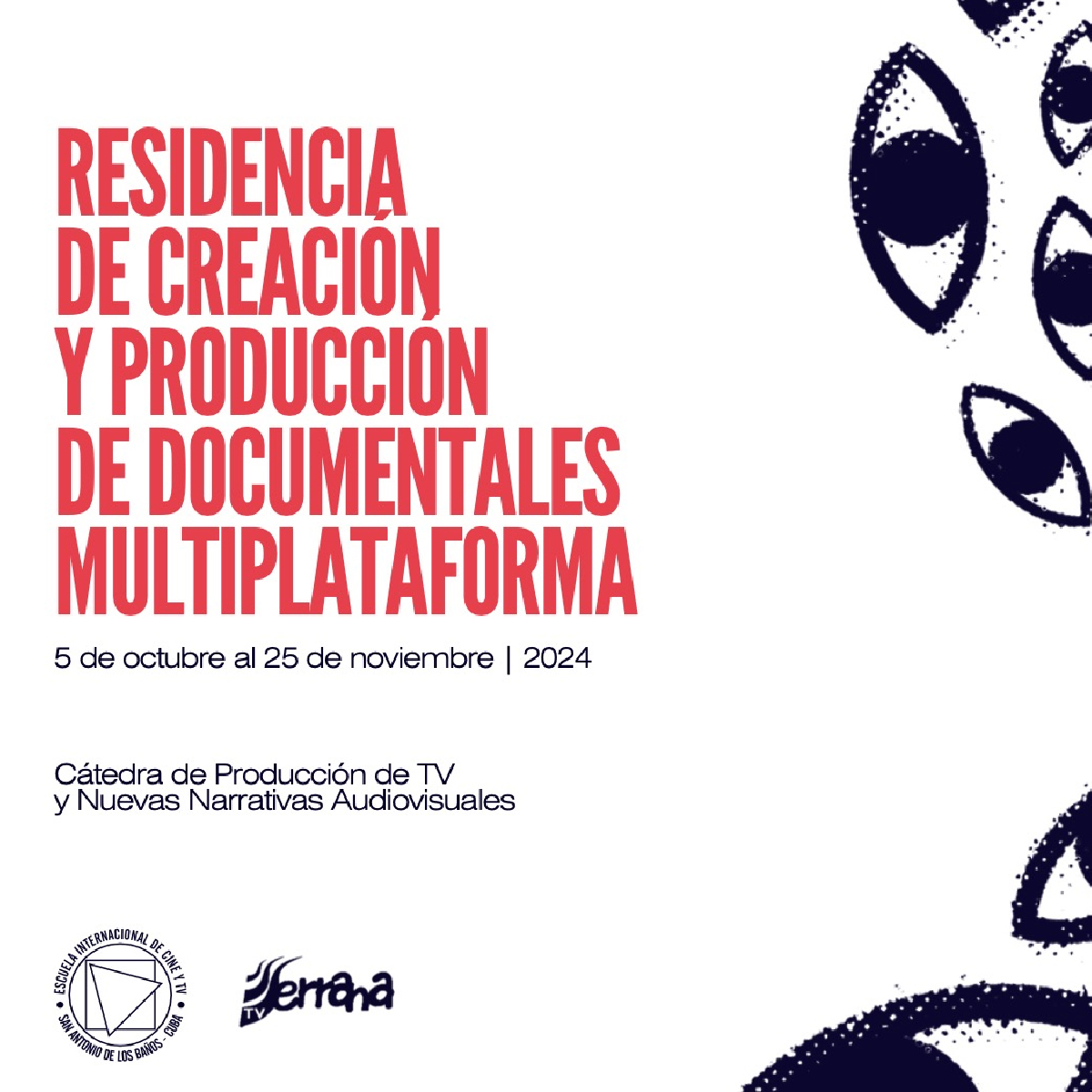 Post de la Residencia de creación y producción de documentales multiplataforma
