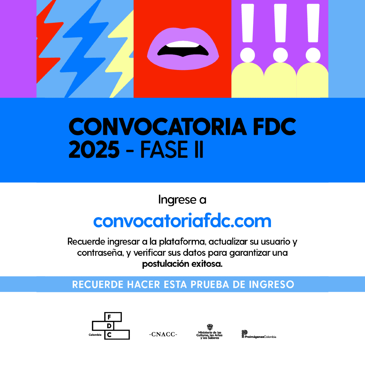 Post de la Convocatoria Fase II del FDC