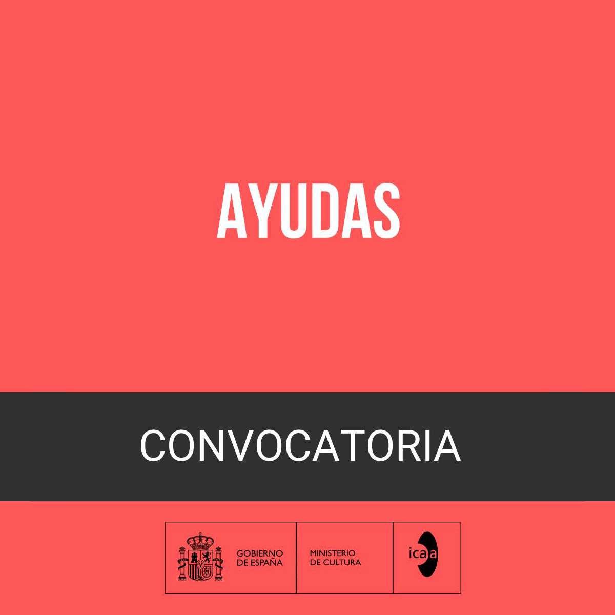 Post de las convocatorias del ICAA