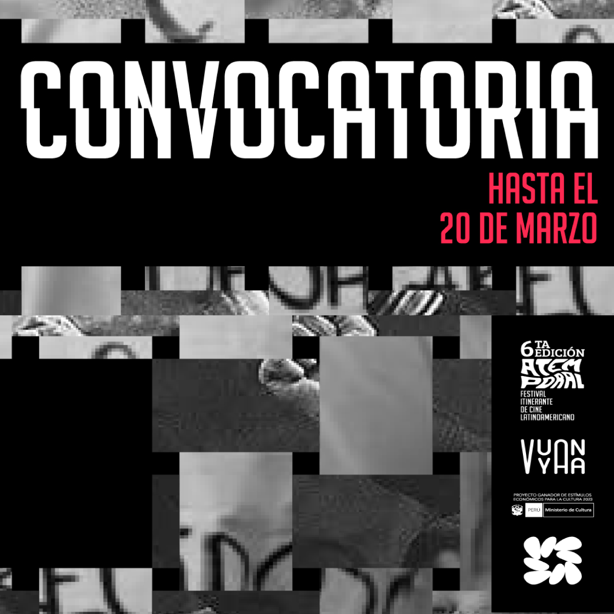 Post de la convocatoria del Festival Atemporal 2026