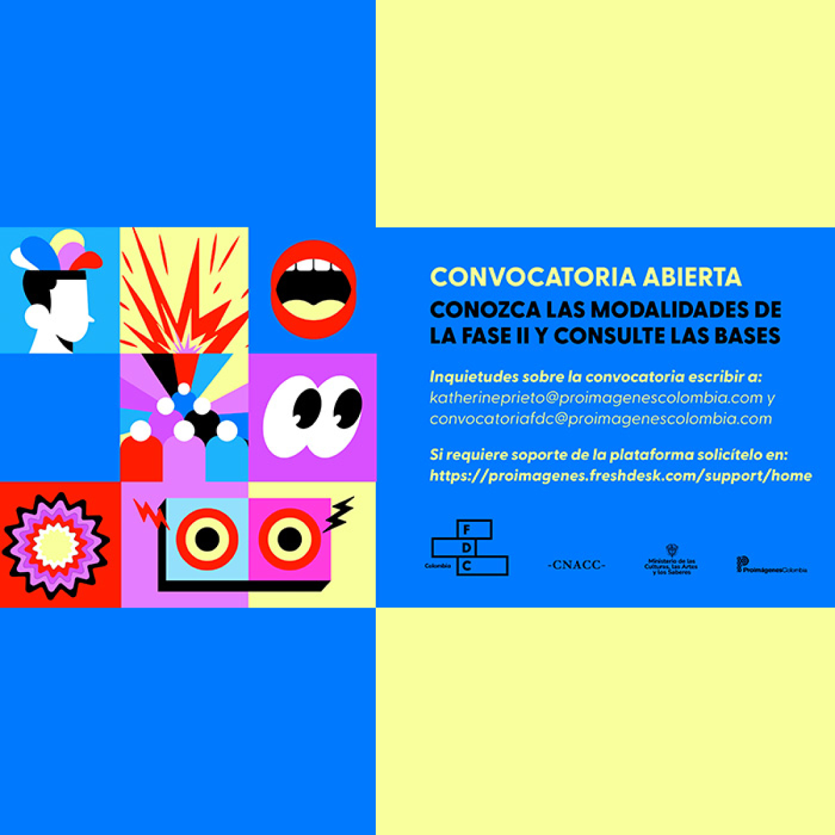 Post de la convocatoria FDC Abril 2026