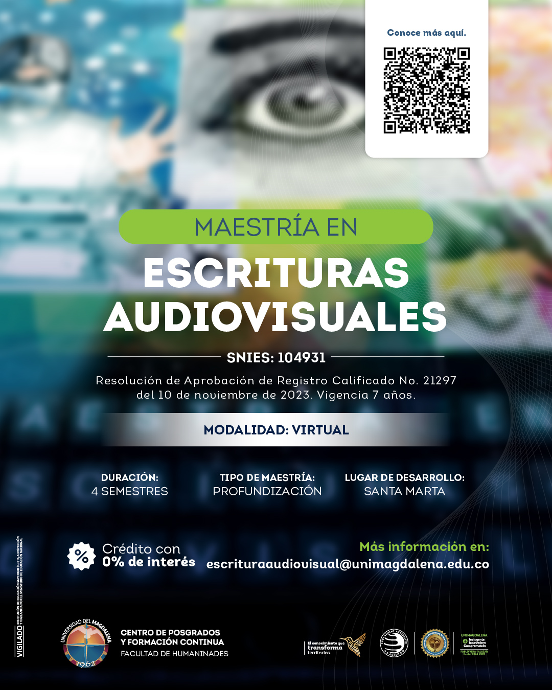 Post de Maestria de la UniMagdalena Escrituras Audiovisuales